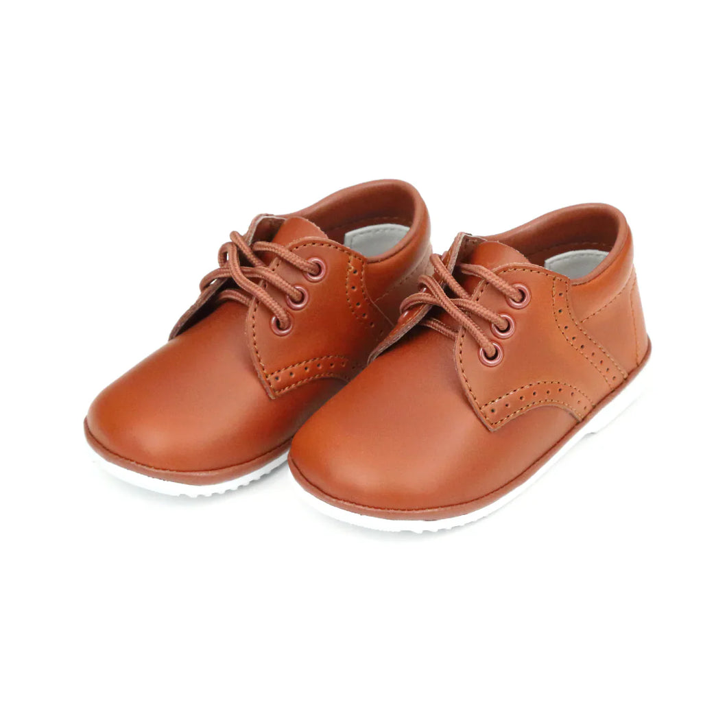 L'AMOUR PREORDER - James Waxed Leather Lace Up Shoe (Baby): ETA October