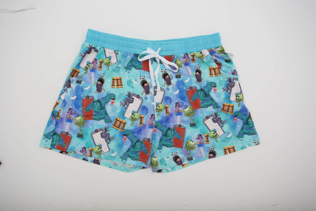 Monsters in the Closet Adult Shorts