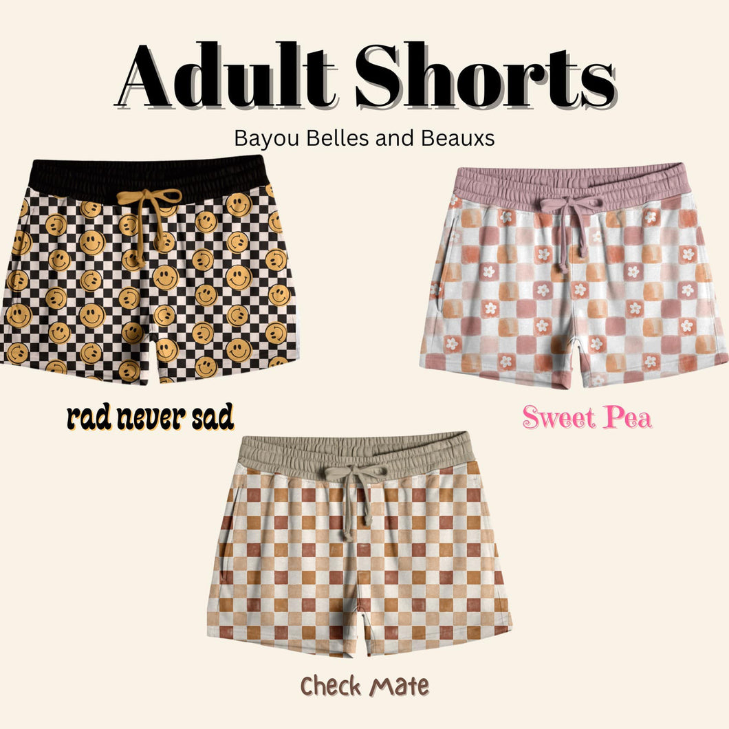 Sweet Pea Adult Shorts PRE ORDER